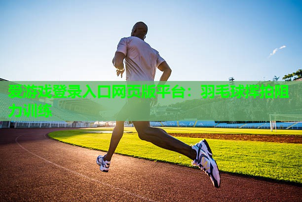 爱游戏登录入口网页版平台：羽毛球挥拍阻力训练